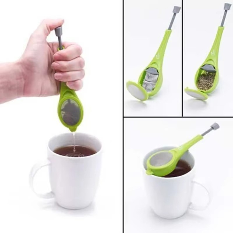 1 Silicone Tea Infuser Strainer Loose Leaf Steeper Herbal Spice Filter for Mug