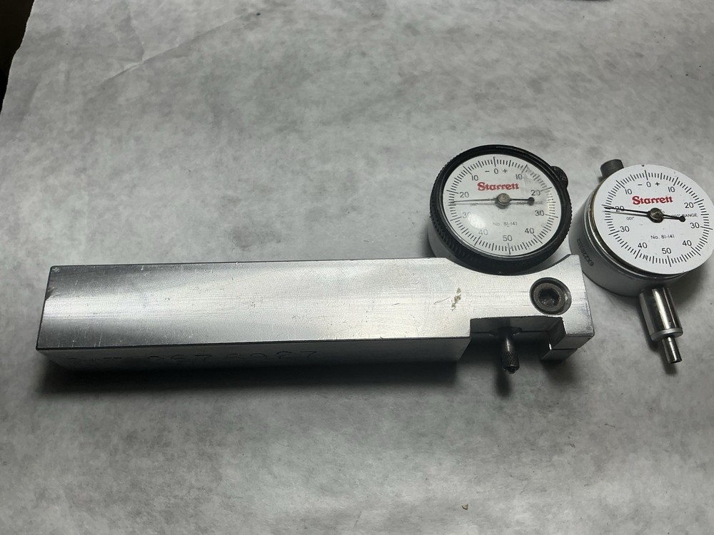 (2) Starrett No. 81-141 Dial Indicators