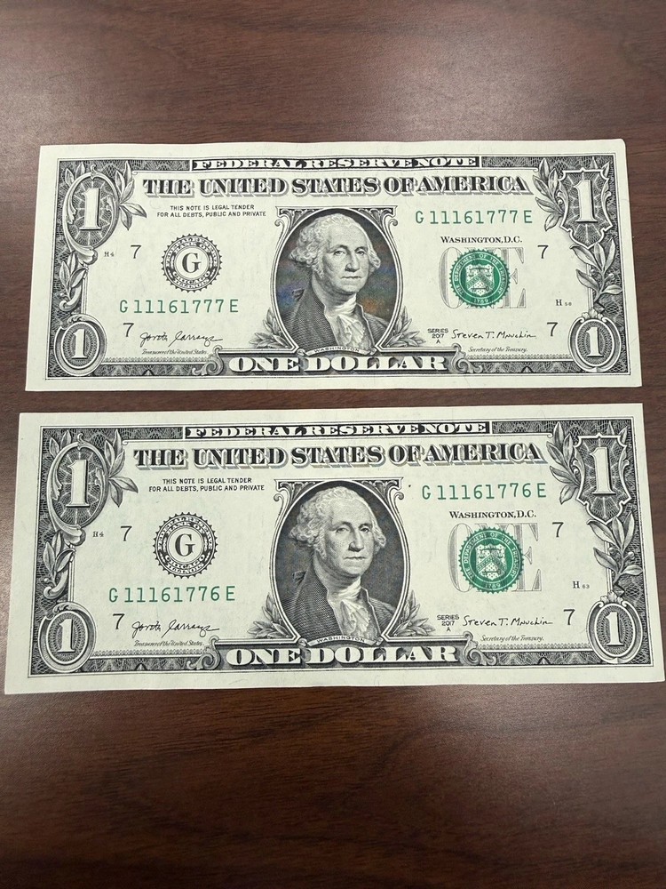 Uncirculated Consecutive Trinary 2017A Error Notes