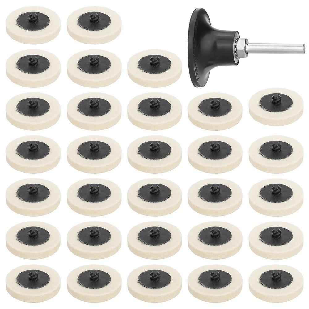 Approximately 8mm thick Disc Polishing Buffing Pads Sanding Wheels Holder