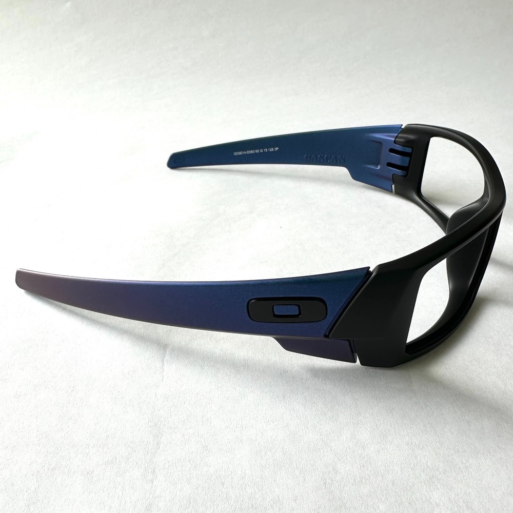 Oakley Gascan Matte Black Blue Ear Stems Replacement Frame Only Authentic OO9014