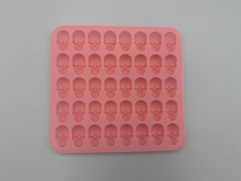 Skull Ice Cube Tray - 40-Cavity Silicone