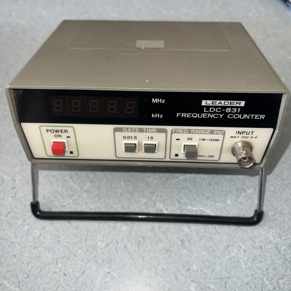 LEADER LDC-831 DIGITAL FREQUENCY COUNTER