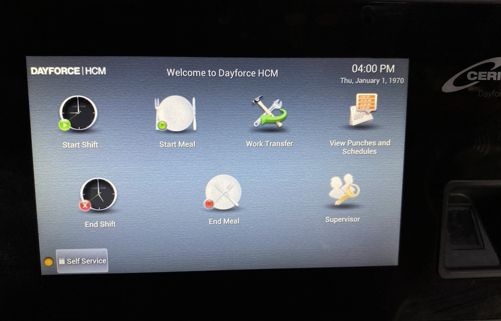 Ceridian Dayforce Touch A8A0108-1L002000