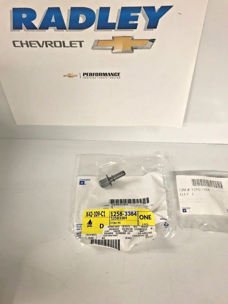 GM OEM-Pcv Valve 12583384 B62