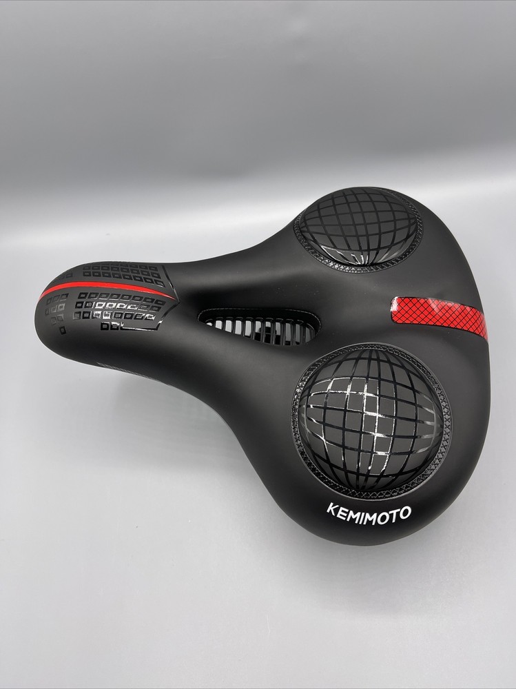 Kemimoto Bicycle Seat with Reflectors