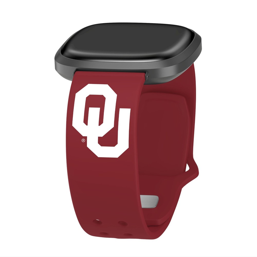 Oklahoma Sooners Fitbit Silicone Watchband
