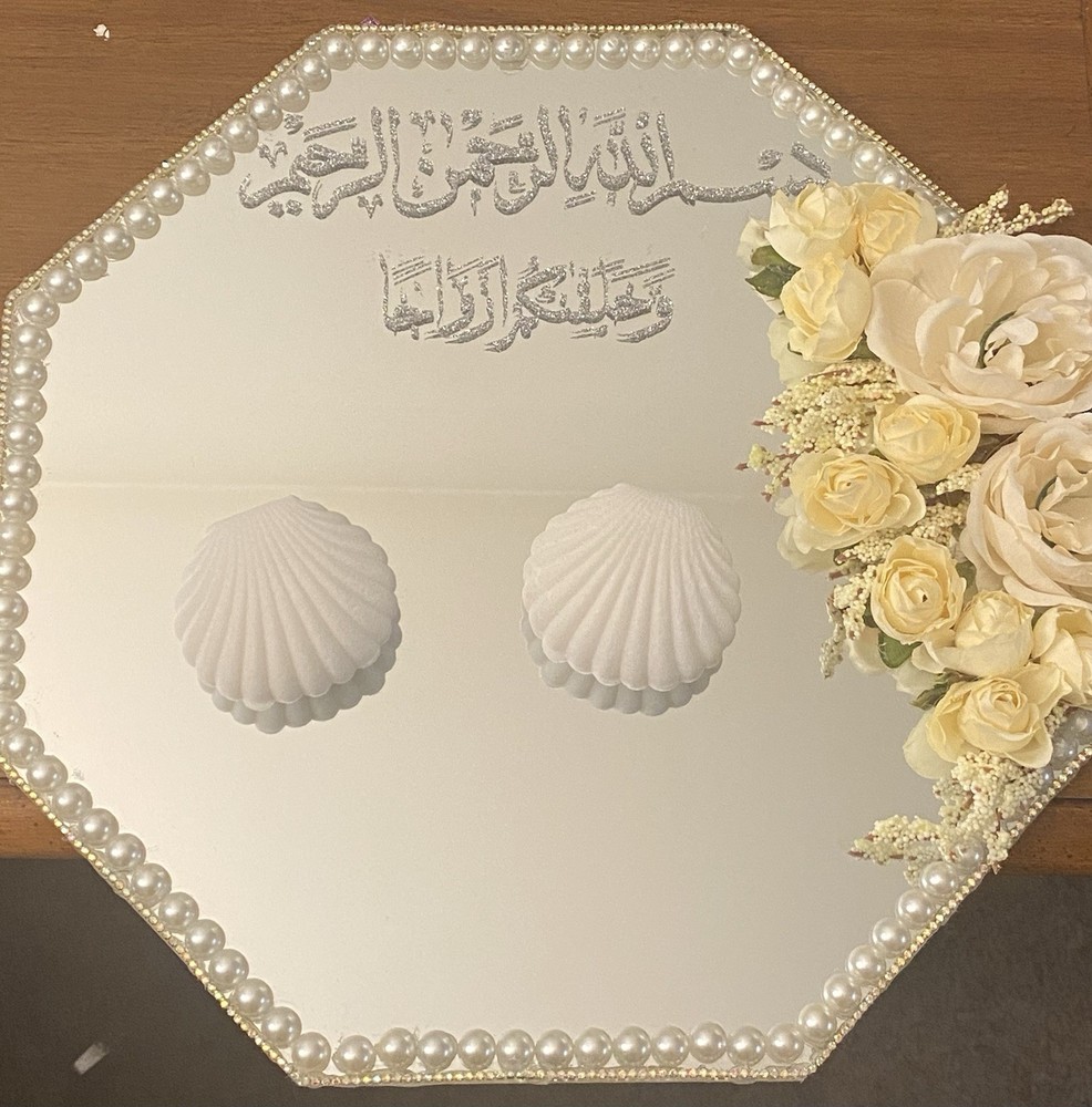 Mirror Ring Tray For Wedding/ Engagement