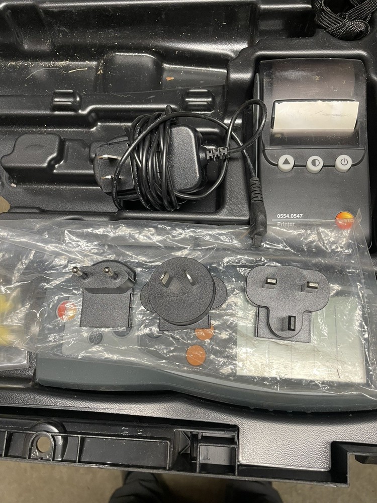 Testo 327-1 Flue Gas Analyzer Kit with printer works great filter sensor needed