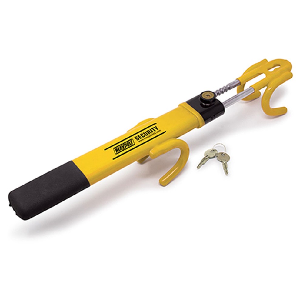 Premium Twin Hook Steering Wheel Lock For Campervan Security Anti Theft