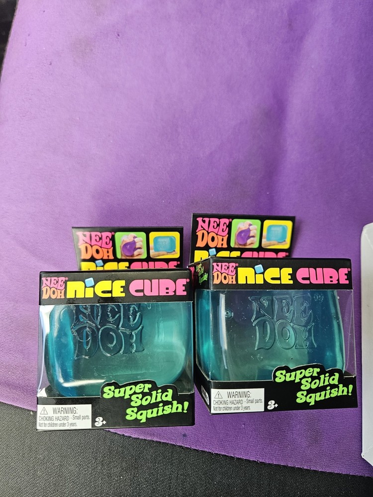 nee doh nice cube blue 2 Cubes