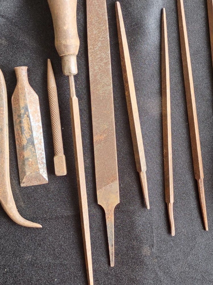 Antique Tools And Trunk 45 Items!!!!Inside !!