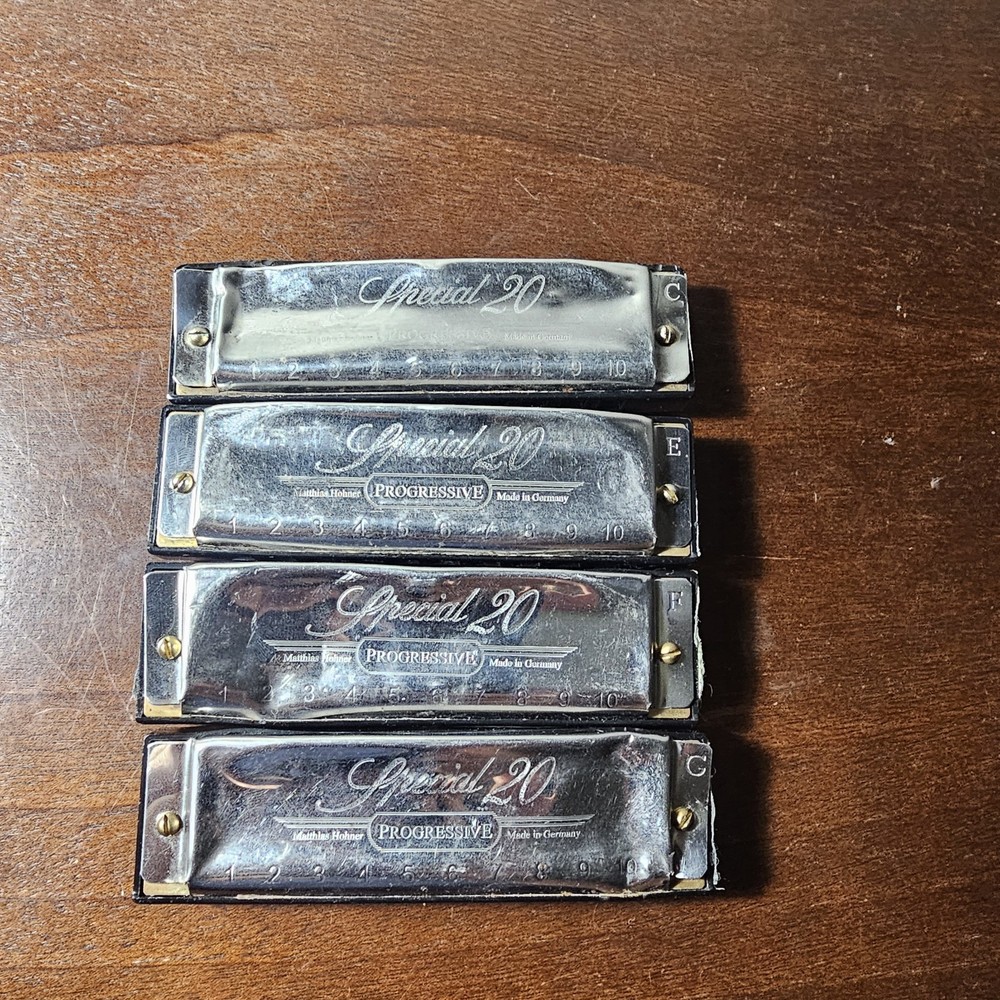 Lee Oskar, Special 20, Fender Harmonica Set, Used