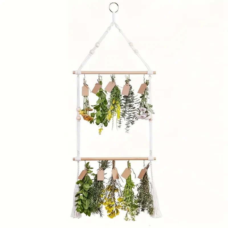Herb Drying Rack – Handcrafted Kitchen Elegance