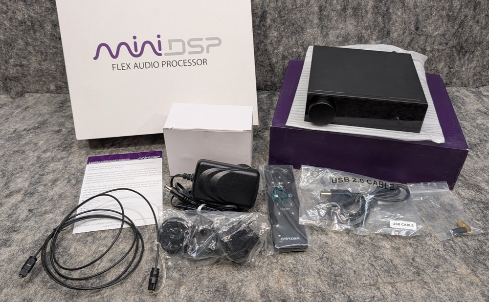miniDSP Flex Balanced 2x4 Digital Signal Processor - Bluetooth 🔥New/Open🔥