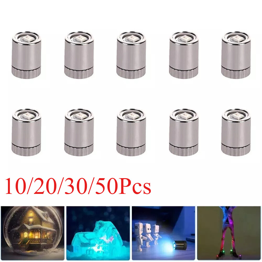 10/20/30/50Pcs Mini Electric LED Light Hand Craft Mini LED Light Include Battery