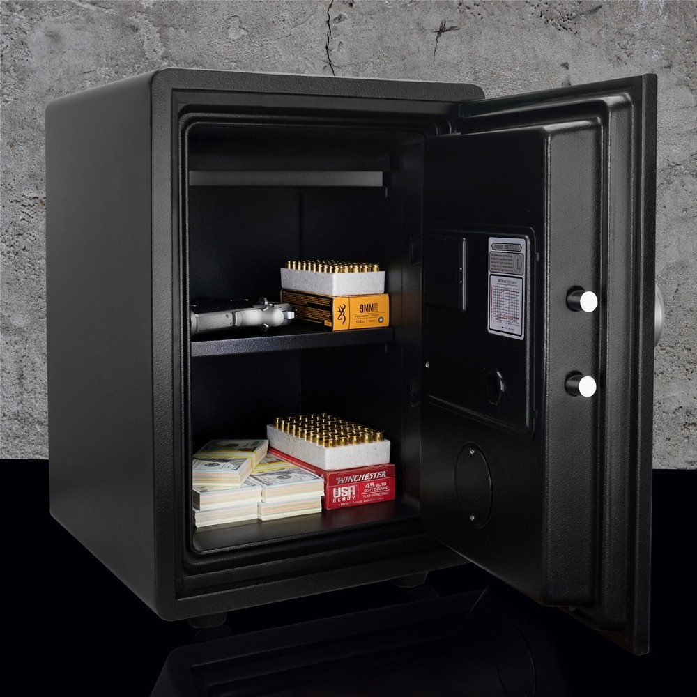 Fireproof Safe Box -Valuables & Documents Secure Combination Lock , Home Office