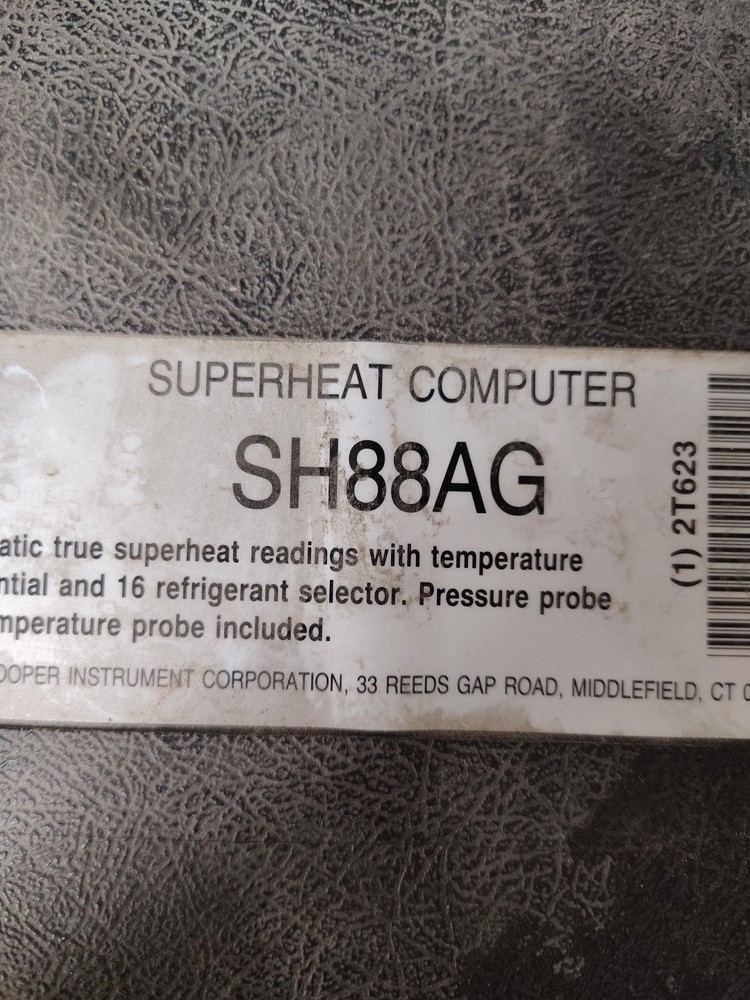 SH88A Superheat Calculator