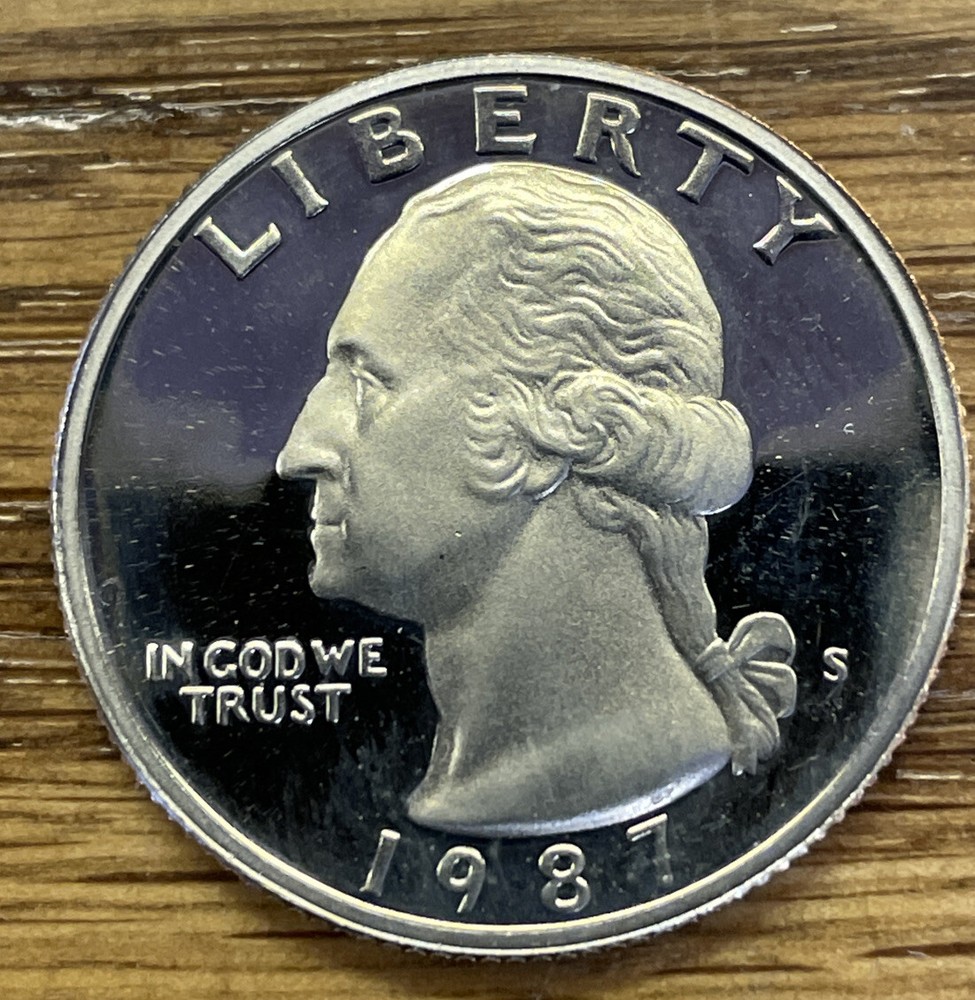 1987 S Washington Proof Quarter