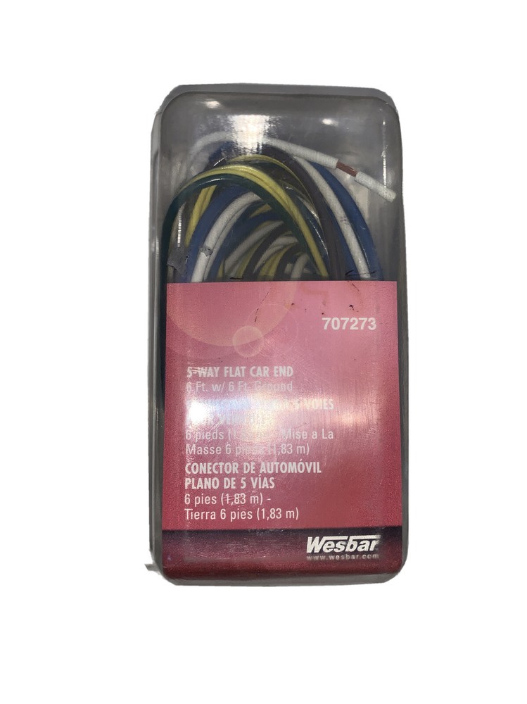 5 Way Wiring Harness Connectors- Wesbar 707273