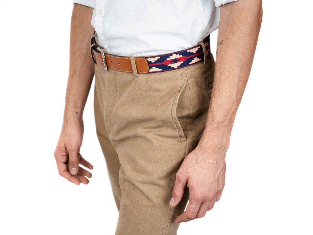 Interchangeable Buckle Leather and Guarda Pampa Belt