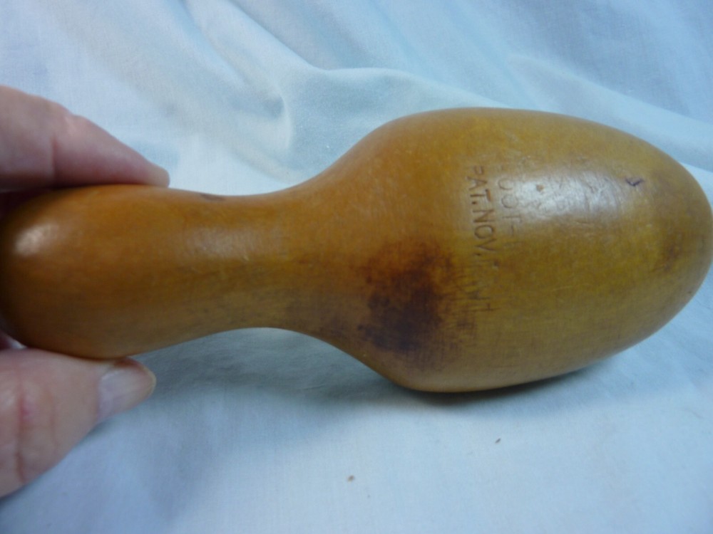 VINTAGE WOODEN SOCK  DARNING SEWING TOOL