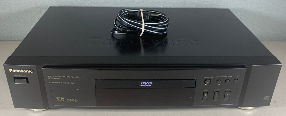 Tested WORKS! Panasonic DVD-A120 DVD CD VCD Player No Remote