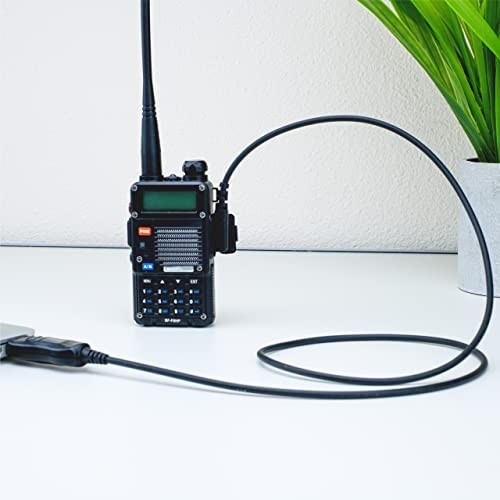 Universal USB Programming Cable for Baofeng Kenwood Radios - Plug & Play, Easy S