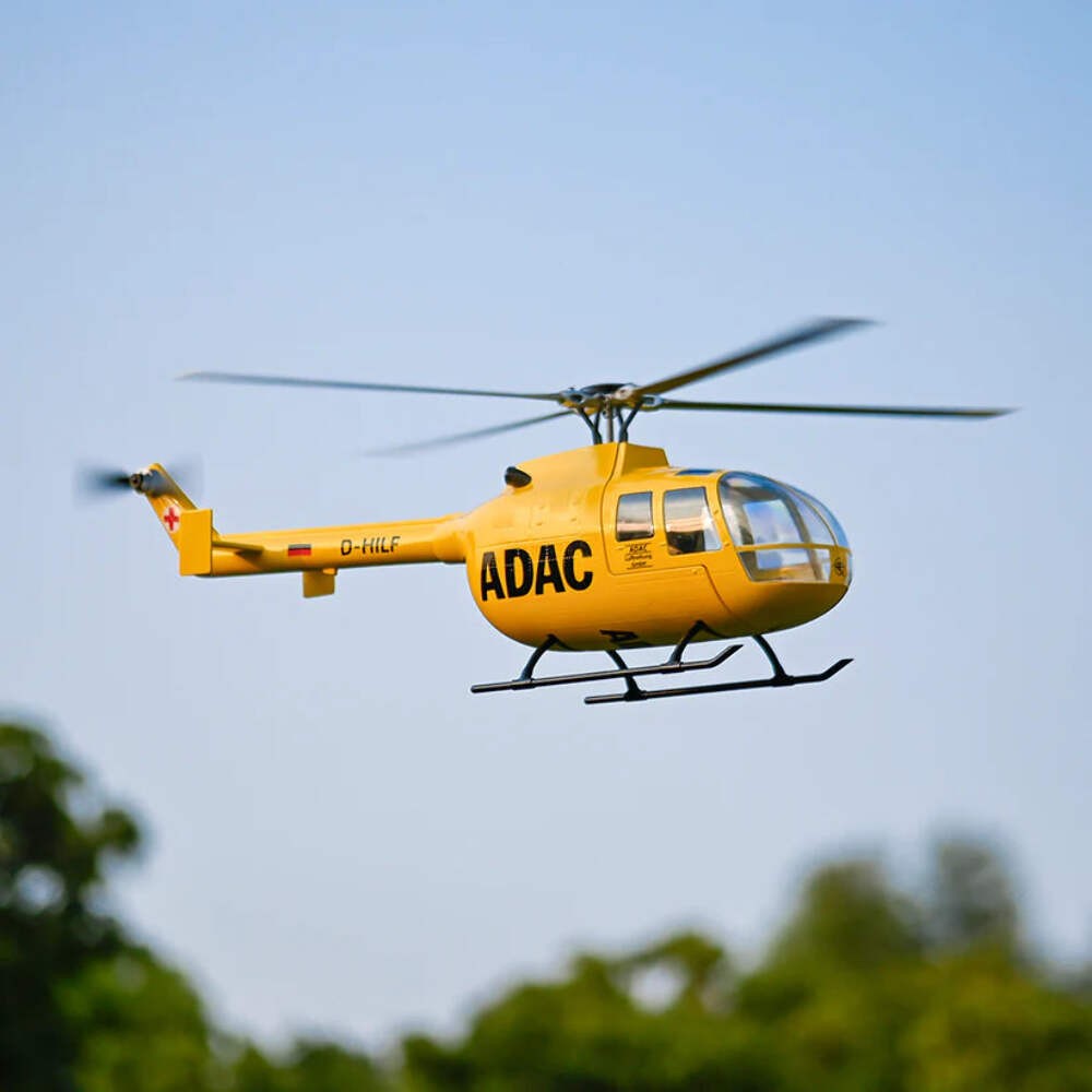 FlyWing BO-105 GPS Scale RC Helicopter W/ ACE Flight Controller (RTF) - Yellow