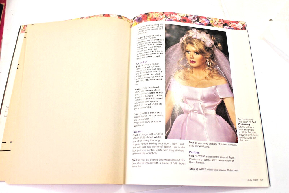 Doll Costuming with Patterns July 2001