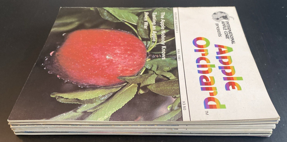 Vtg Apple Orchard International Core Magazine Apple Computer 5 issues 1981-1982