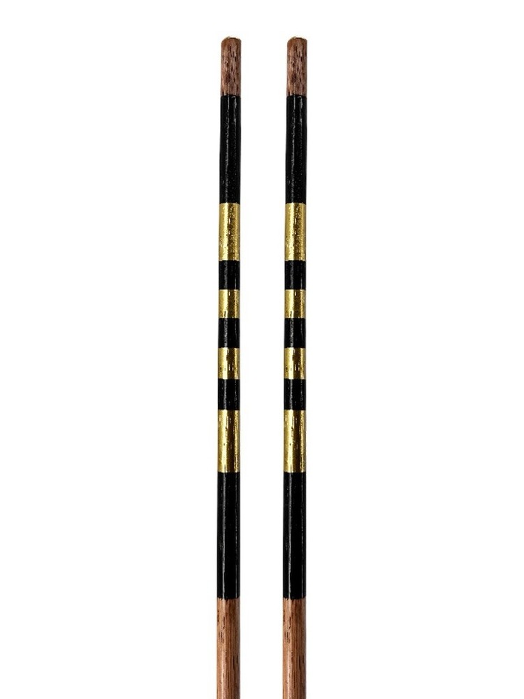 Golf Hickory Alignment Sticks Gold Black