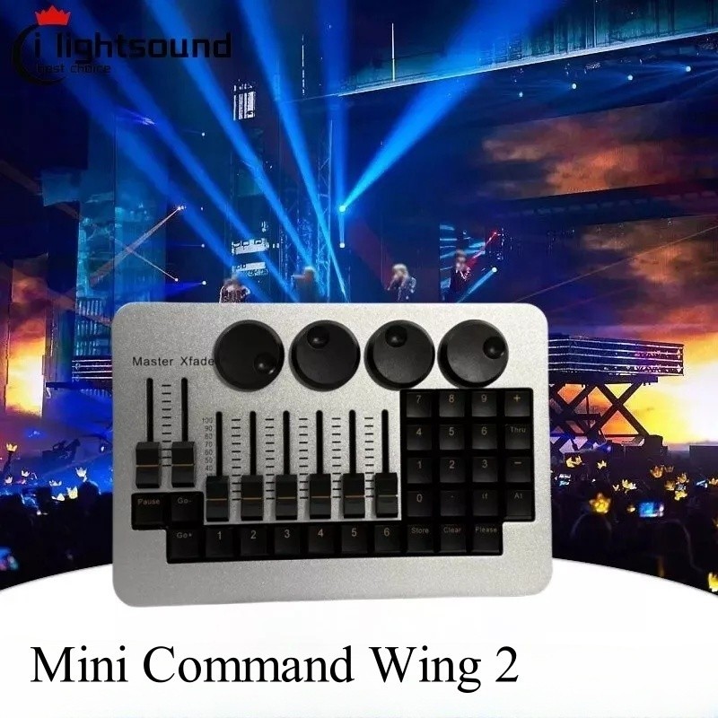 USMini Command Wing DJ party PC controller DMX stage light console for M A 2onpc