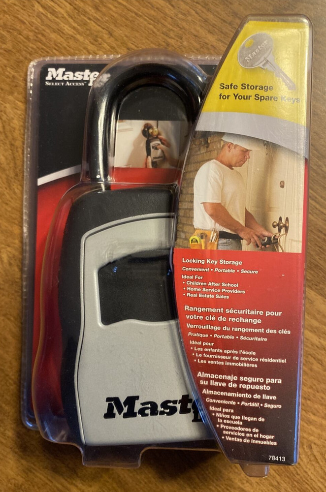 NOS Master Lock 5400D Select Access Combination Safe Spare Keys Storage 2007 B4