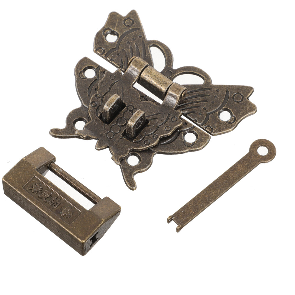 Combination Lock for Locker Antique Tool Box Vintage Padlock