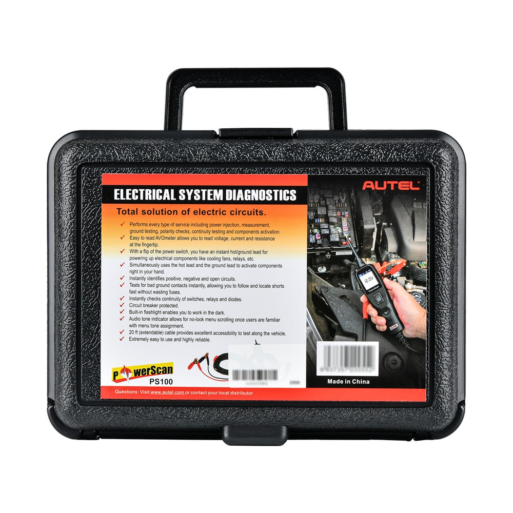 Autel PowerScan PS100 Power Circuit Probe Tester Black