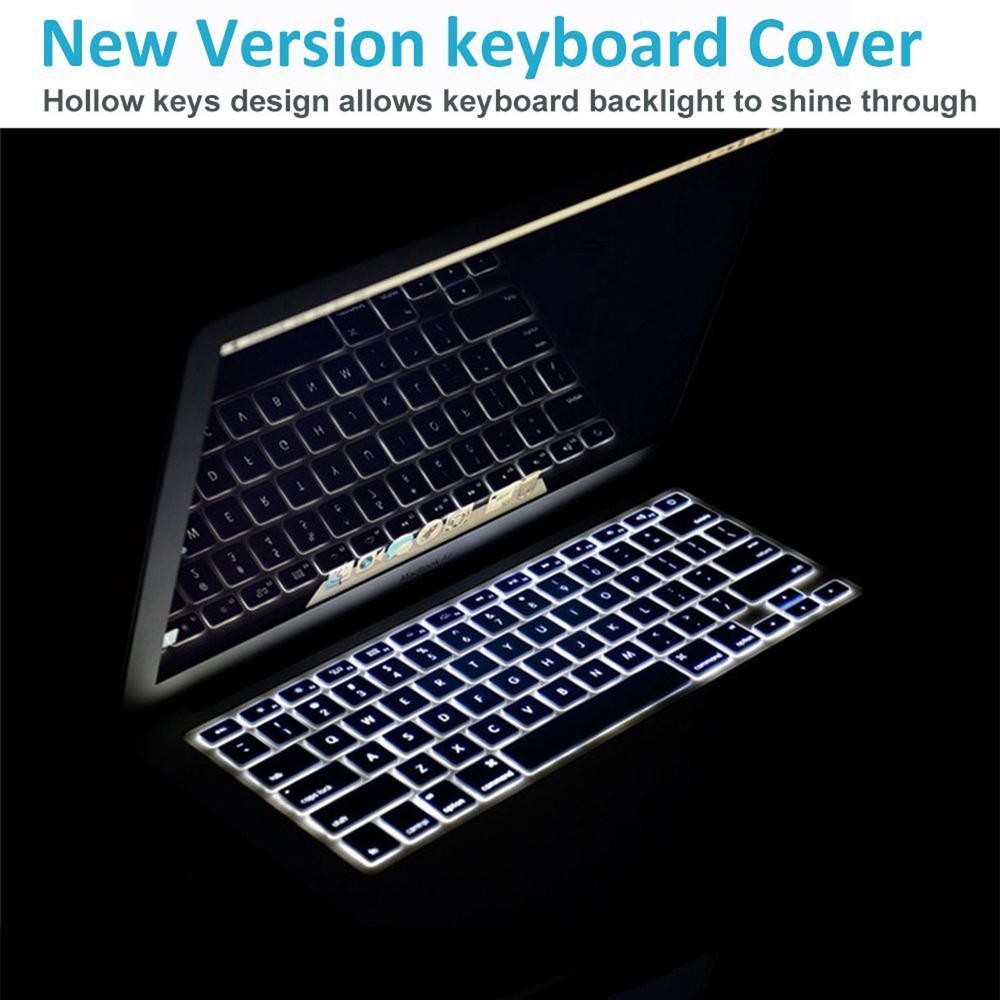 Premium Ultra Thin Keyboard Protector for 2018 Newest Macbook Pro 13 15 Inch