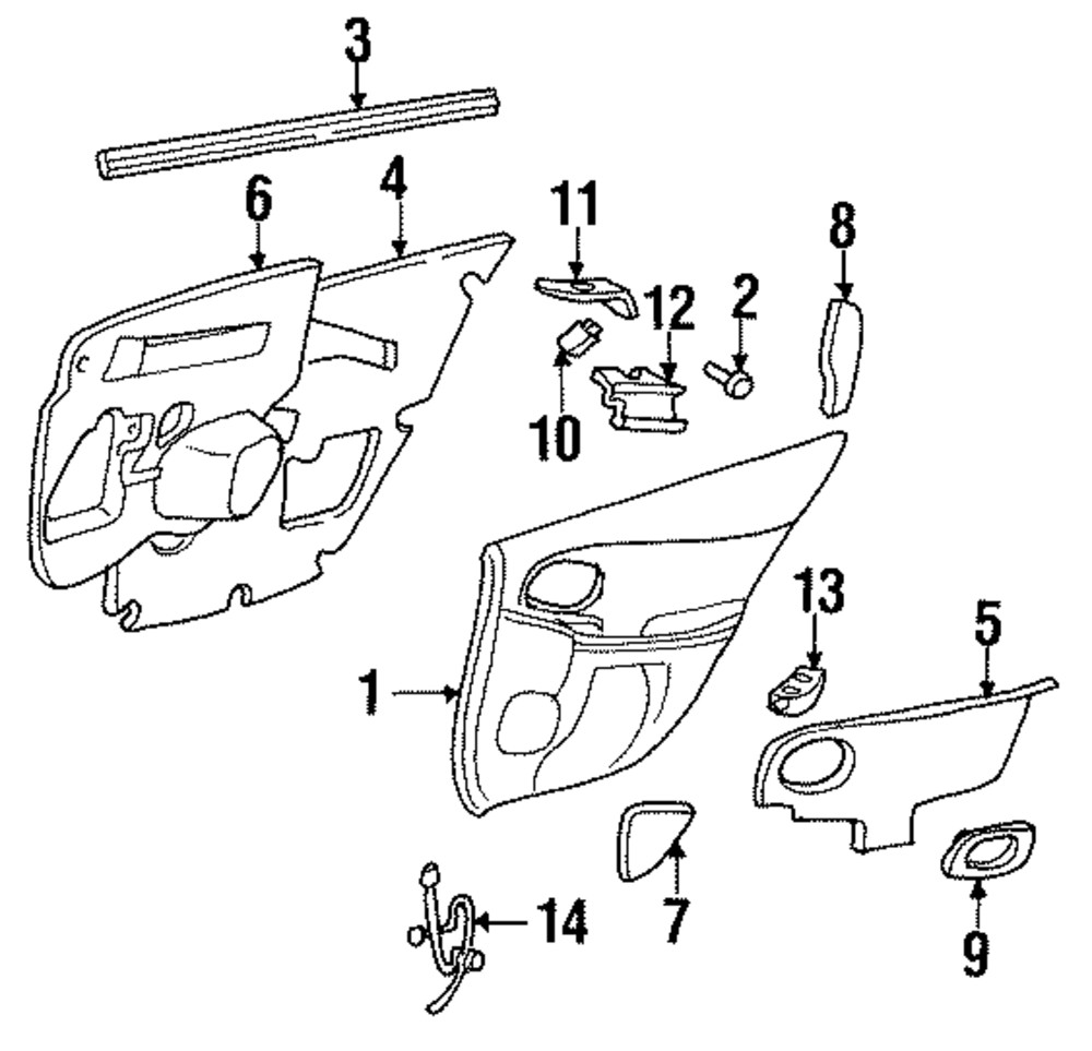 Genuine GM Speaker Grille 88890168