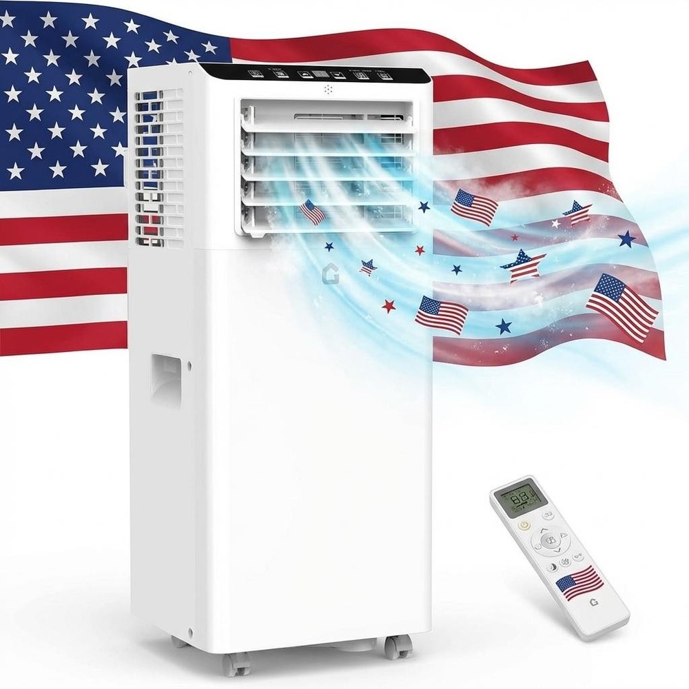 Portable Air Conditioner, 10000 BTU Cooling,Dehumidifying & Fan, Quiet Operation