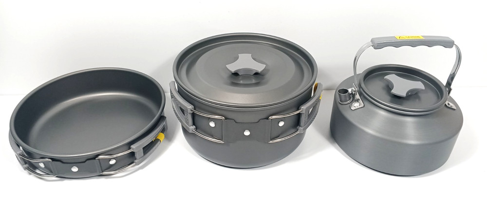 Adventuridge 5 Piece Collapsible Camping Cookware Set