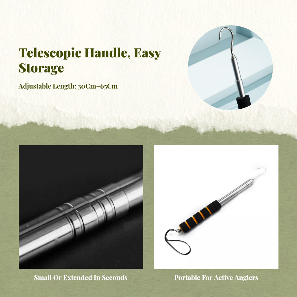 Stainless steel telescopic snake catcher