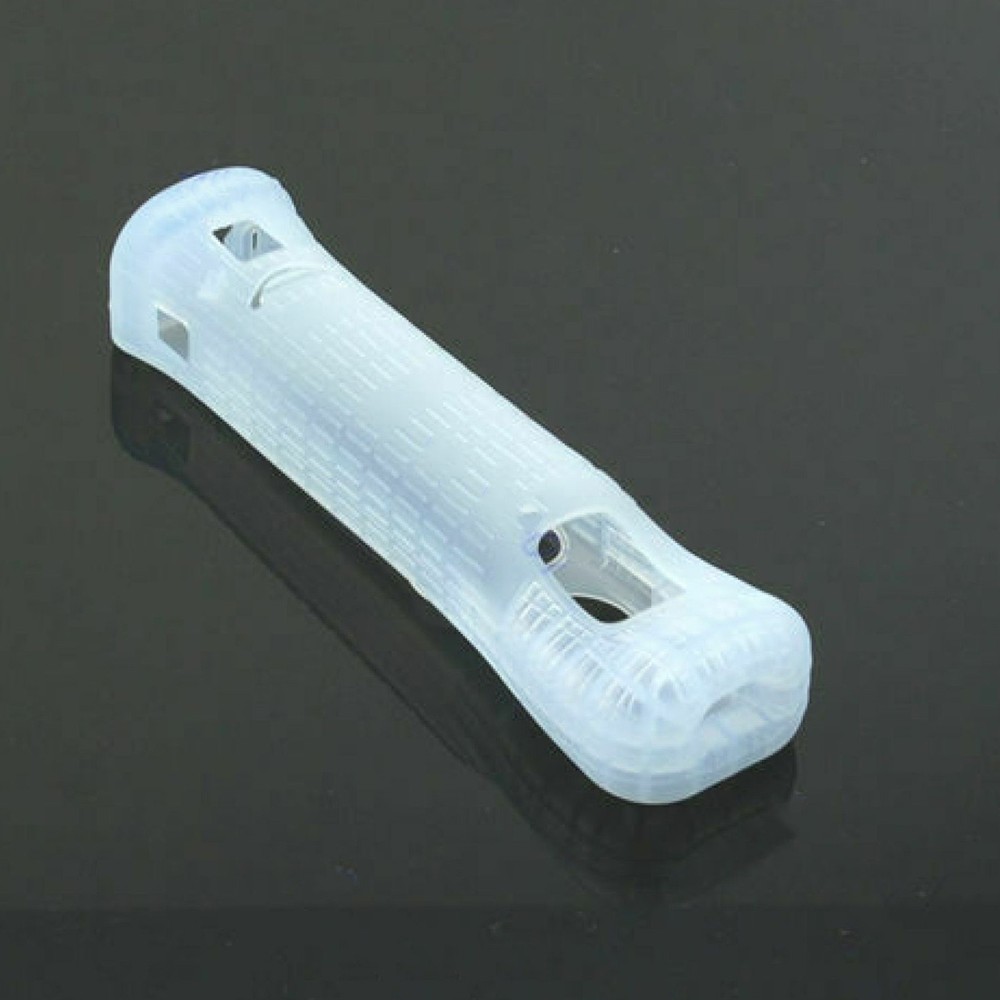 White Silicone Case Cover For Nintendo Wii Remote Controller With Motion Plus A