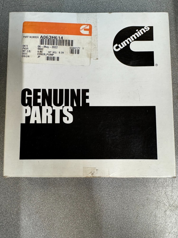 Cummins A063H614 Pump Cover