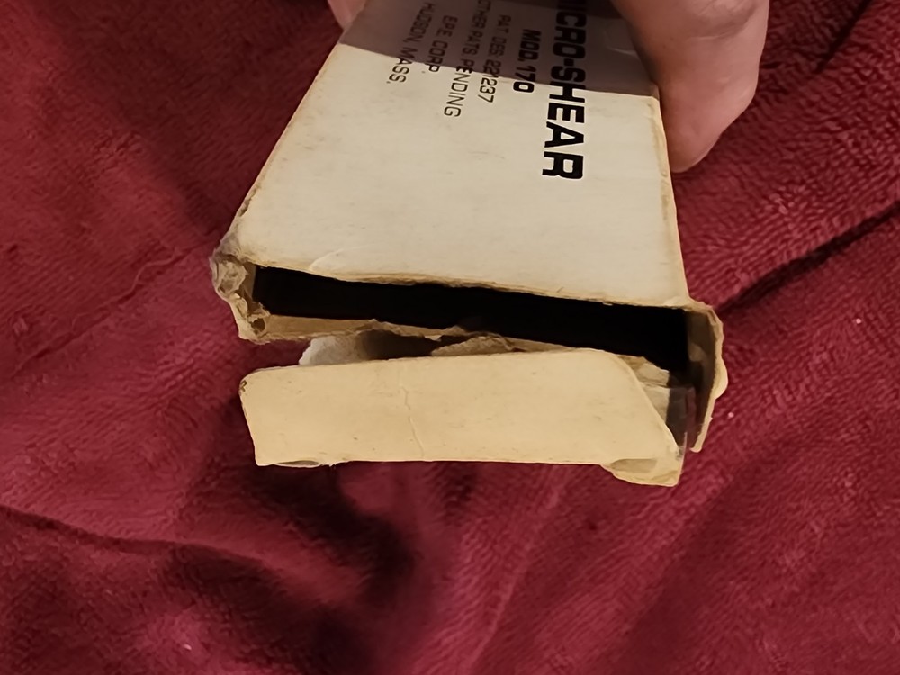 Vintage E.P.E. Corp.Micro-Shear Model 170