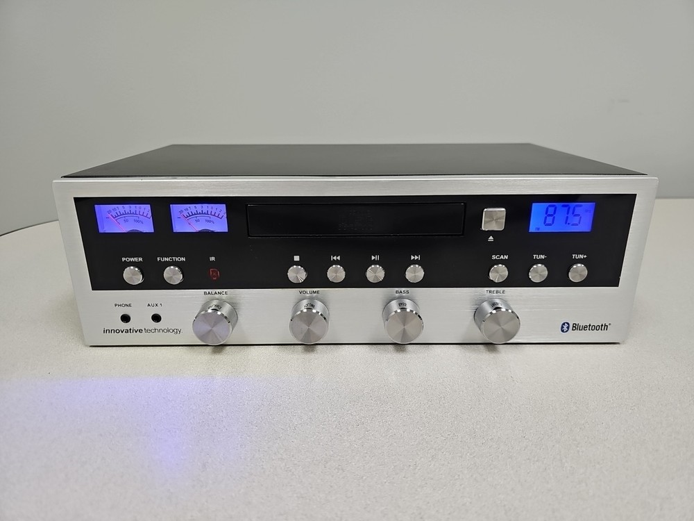 Innovative Technology ITCDS-5000a Bluetooth FM Radio Stereo CD Player - Tested