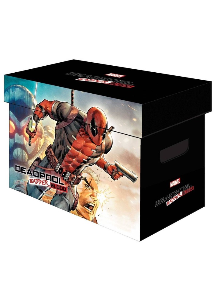 DEADPOOL BADDER BLOOD COMIC SHORT BOX Storage Rob Liefeld