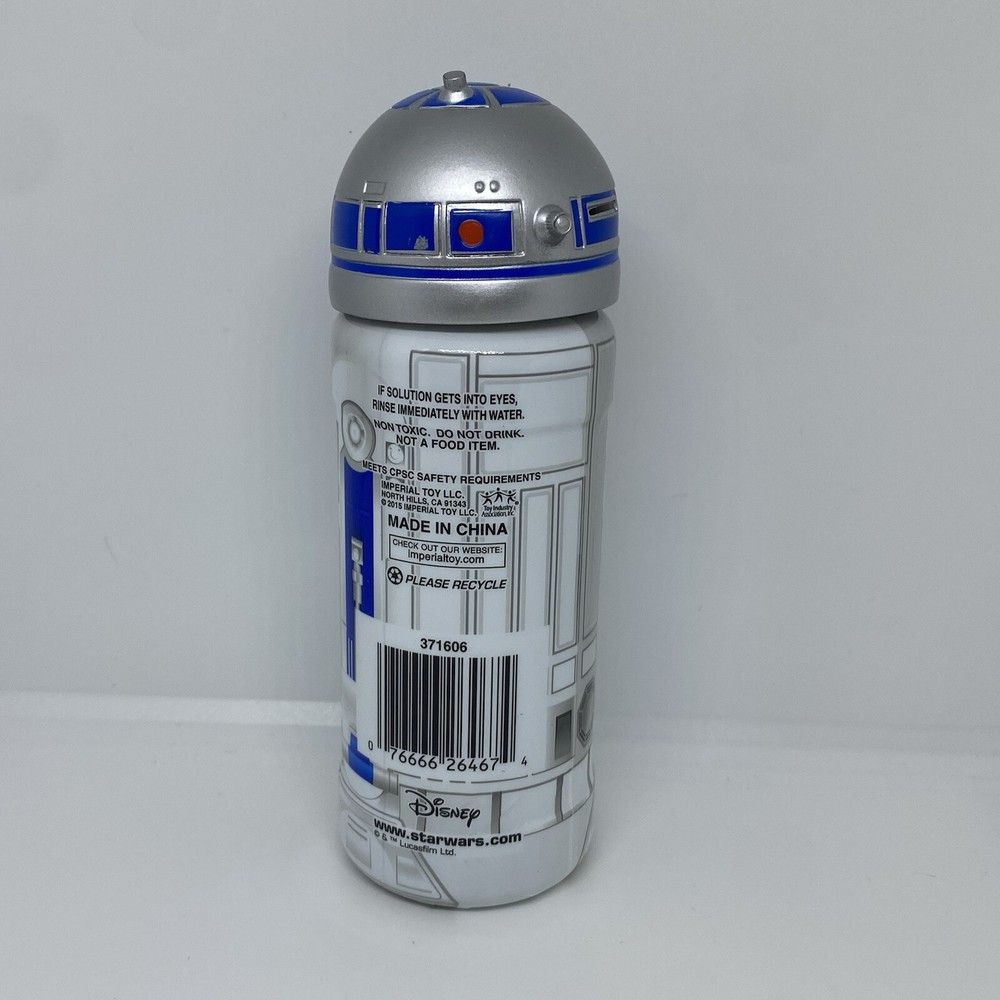 (3) Star Wars Disney Bubble Solution Vader Phasma R2-D2 Gift Easter Basket Party