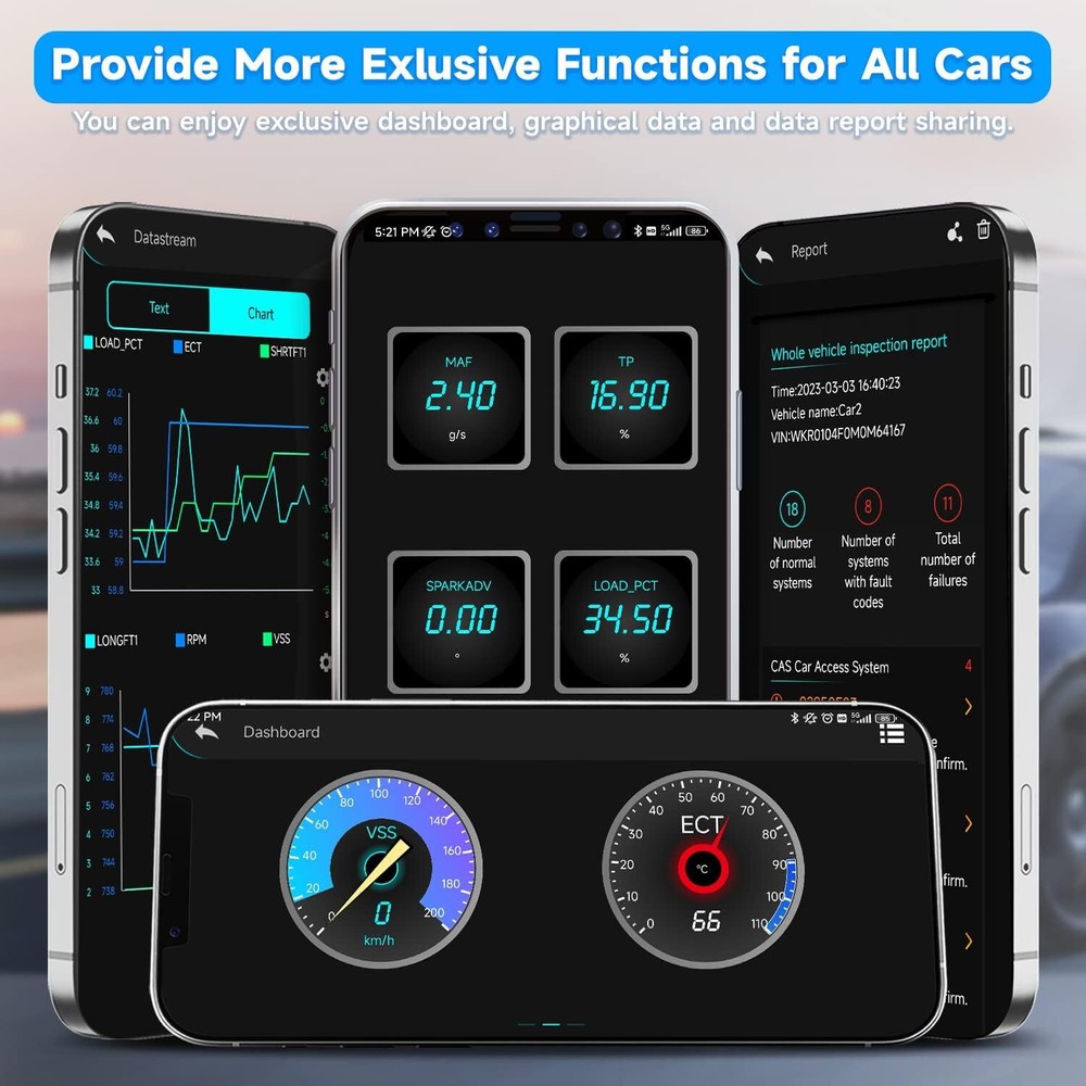 Autophix 3910 for BMW Bluetooth OBD2 Code Reader All System Diagnostic Scanner T