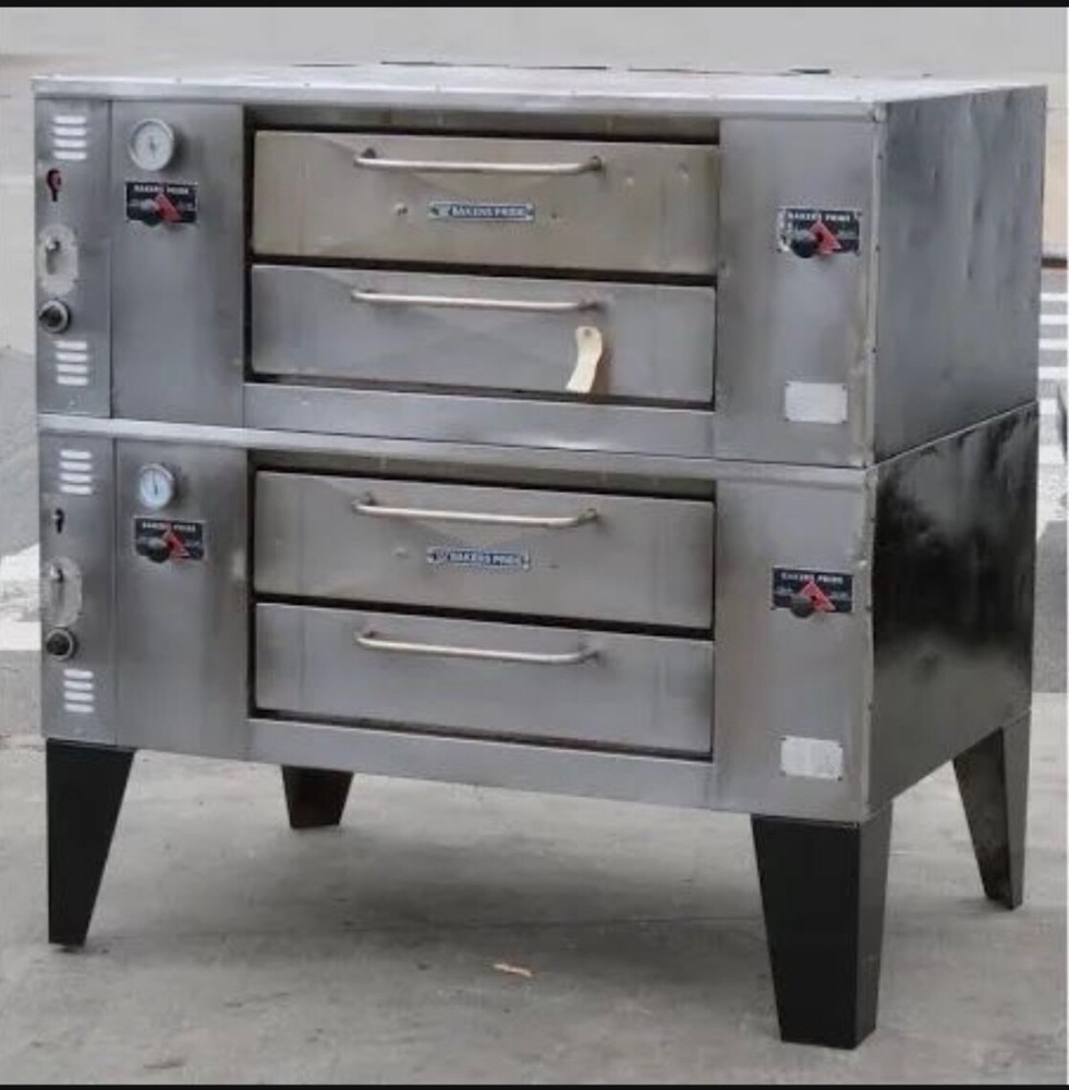 Used Bakers Pride Y600 Pizza Oven Double stack