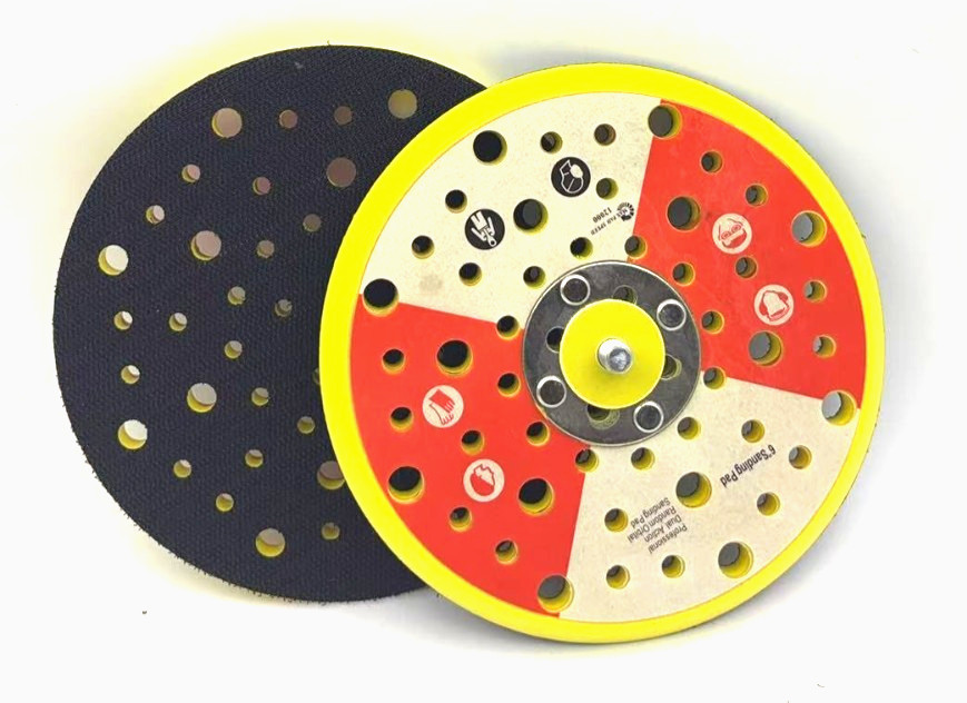 DYH Premium 6" Multi Hole Disc Hook and Loop Medium Sander Backing Pad